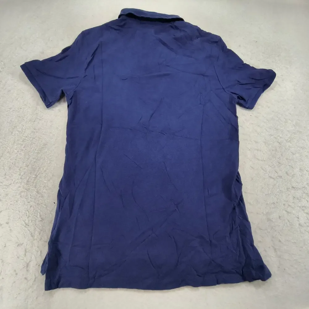 Polo Ralph Lauren Classic Fit Collared Polo Shirt Mens Size Small S Blue Yellow
